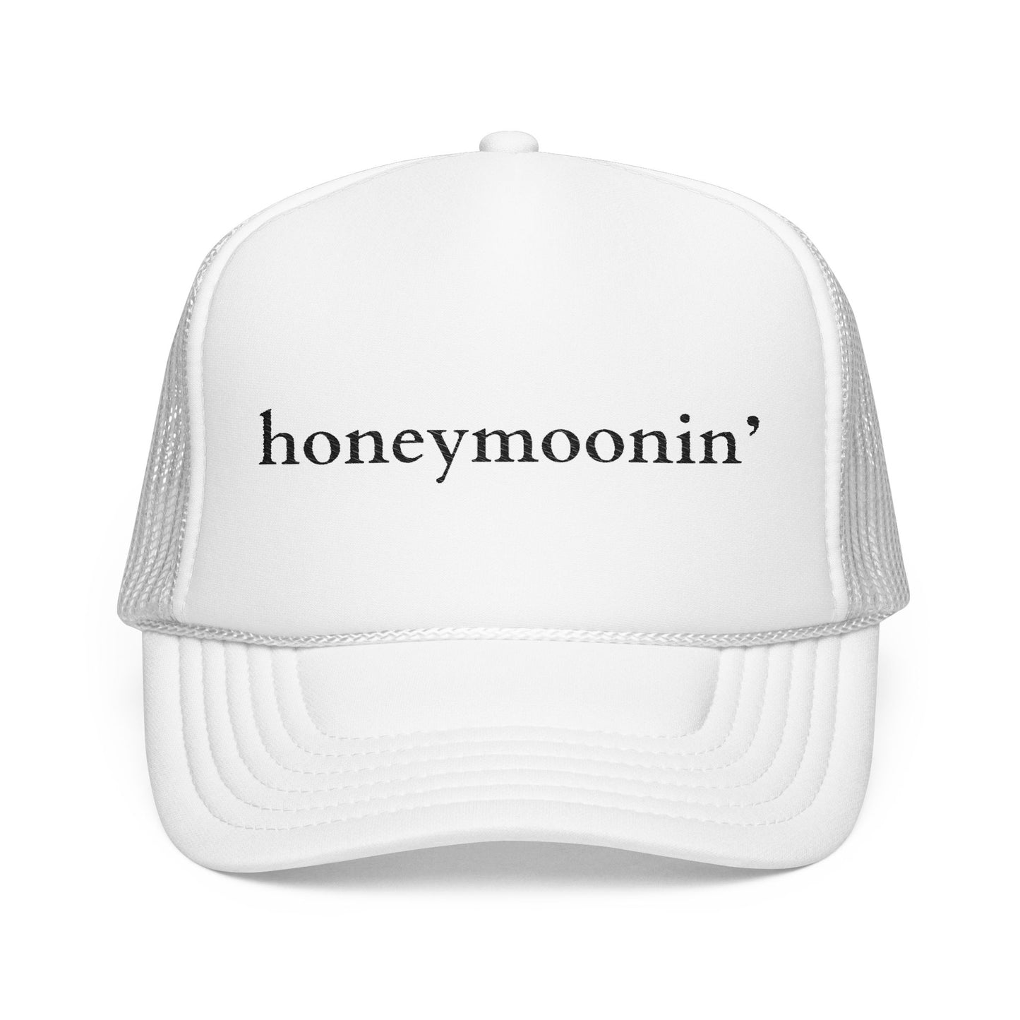 Honeymoonin' Embroidered Trucker Hat