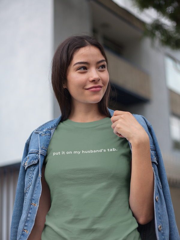 Put It On My Husband's Tab Tee