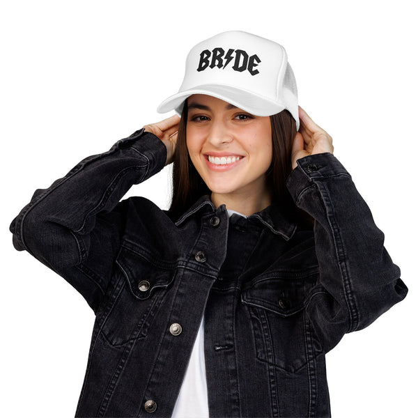Electric Bride Embroidered Trucker Hat