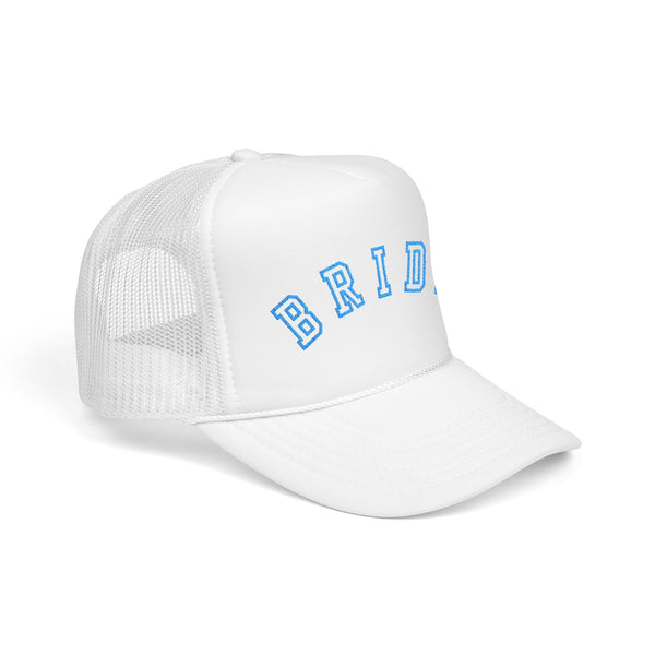 Something Blue Varsity Bride Embroidered Trucker Hat
