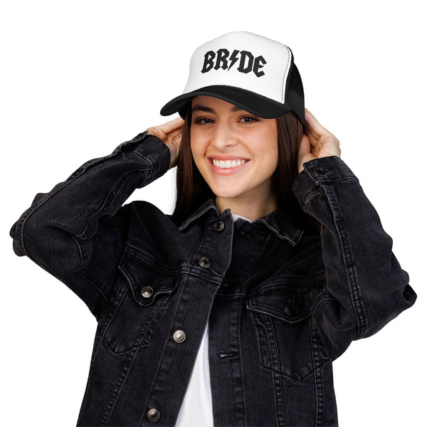 Electric Bride Embroidered Trucker Hat