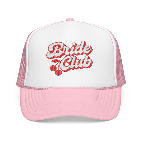 Bride Club Embroidered Trucker Hat
