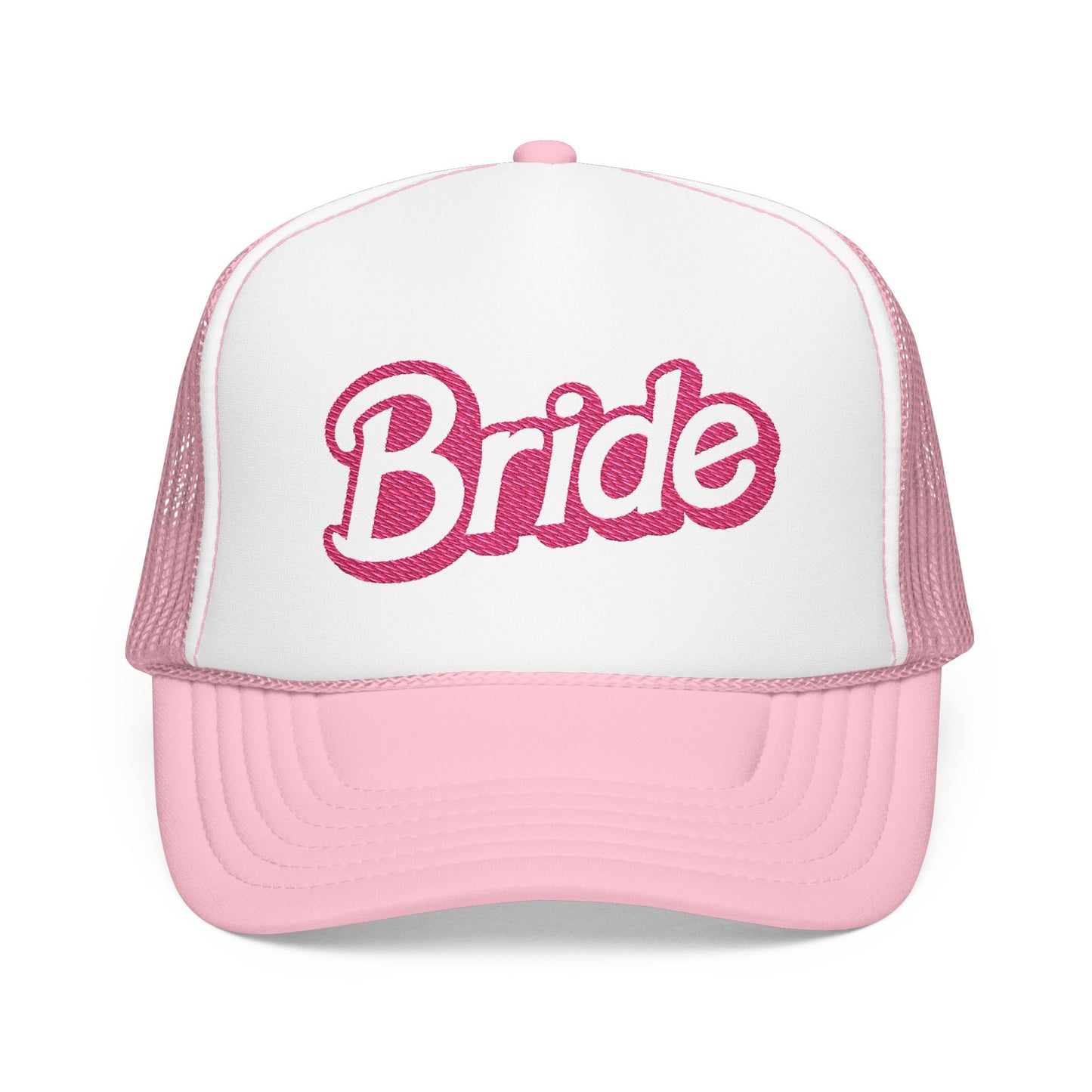 Pink Bride Embroidered Trucker Hat