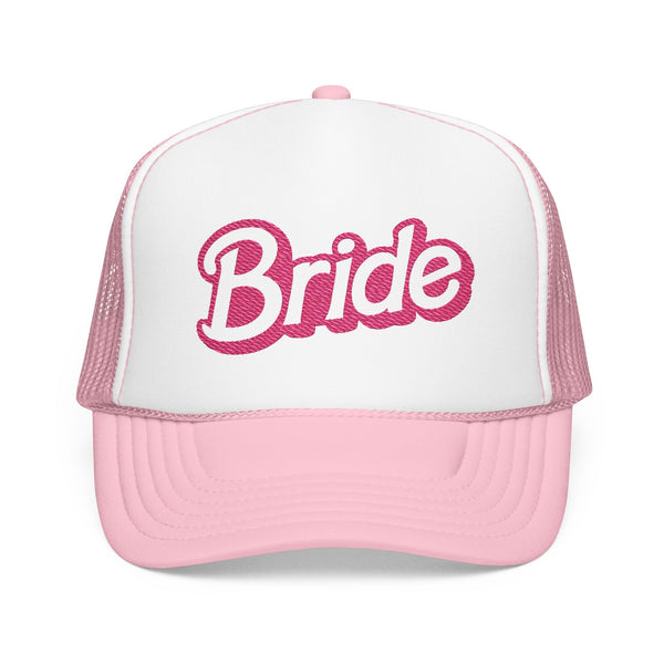 Pink Bride Embroidered Trucker Hat