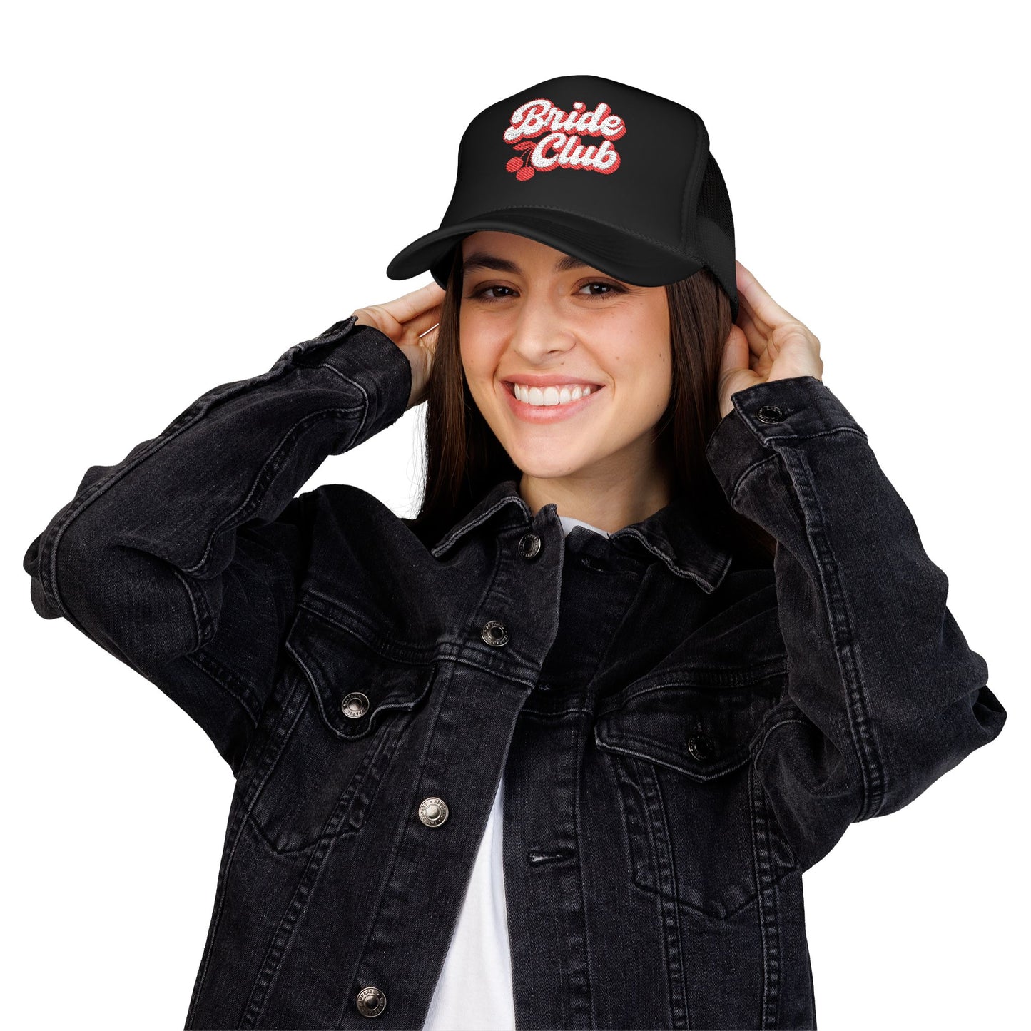 Bride Club Embroidered Trucker Hat
