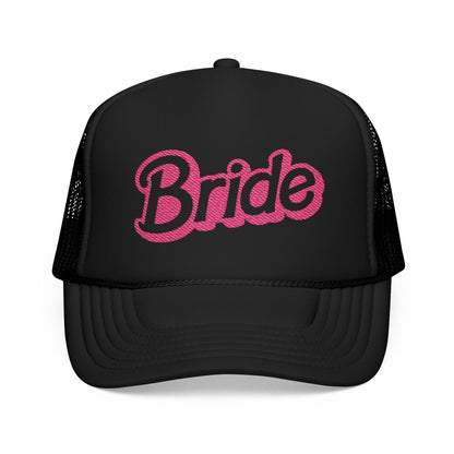 Pink Bride Embroidered Trucker Hat