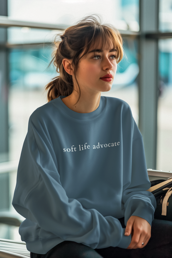 Soft Life Advocate Crewneck