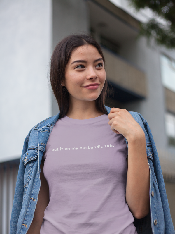 Put It On My Husband's Tab Tee