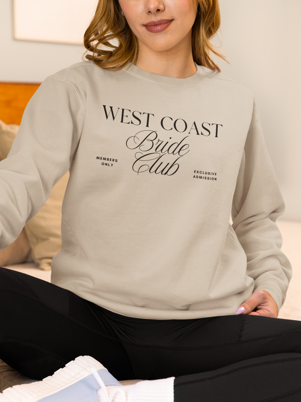 West Coast Bride Club Crewneck