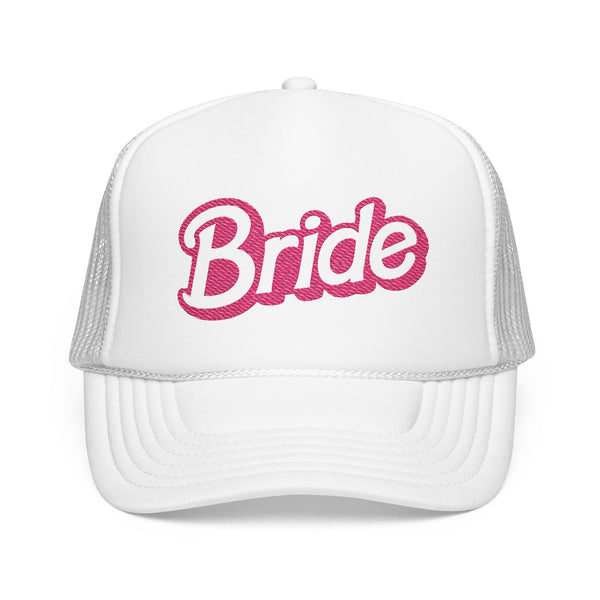 Pink Bride Embroidered Trucker Hat