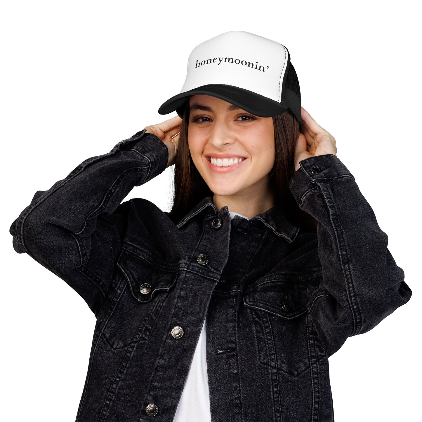 Honeymoonin' Embroidered Trucker Hat