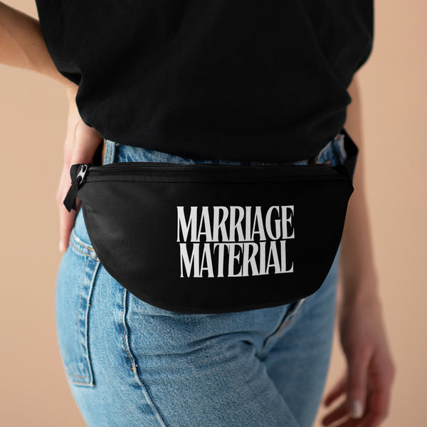 Marriage Material Fanny Pack – Black