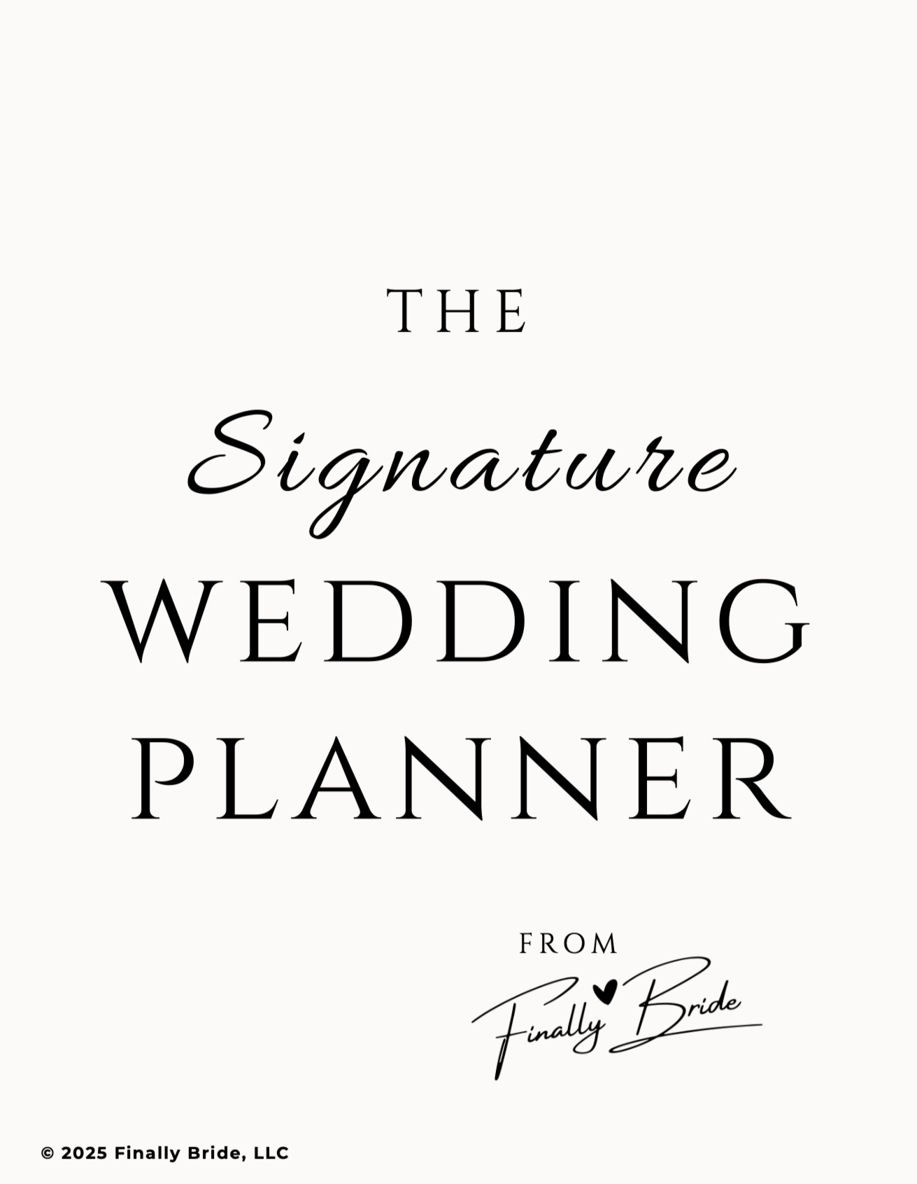 The Signature Wedding Planner – Digital & Printable Bridal Bundle – Loved by 5,000+ Brides ⭐️⭐️⭐️⭐️⭐️