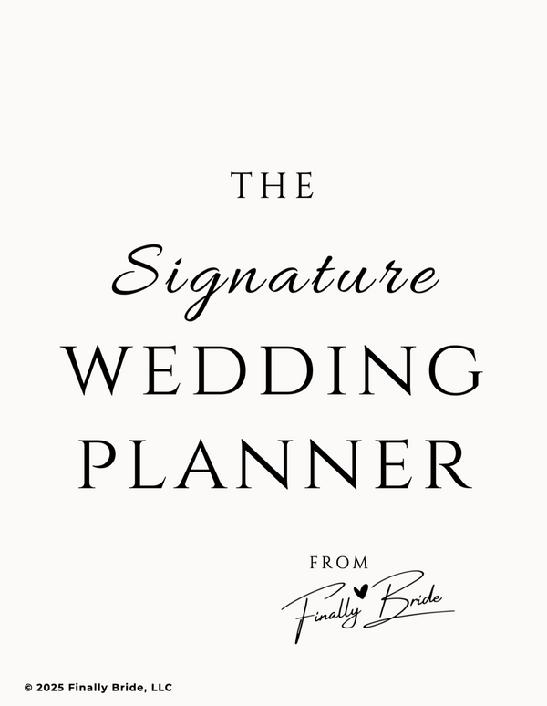 The Signature Wedding Planner – Digital & Printable Bridal Bundle